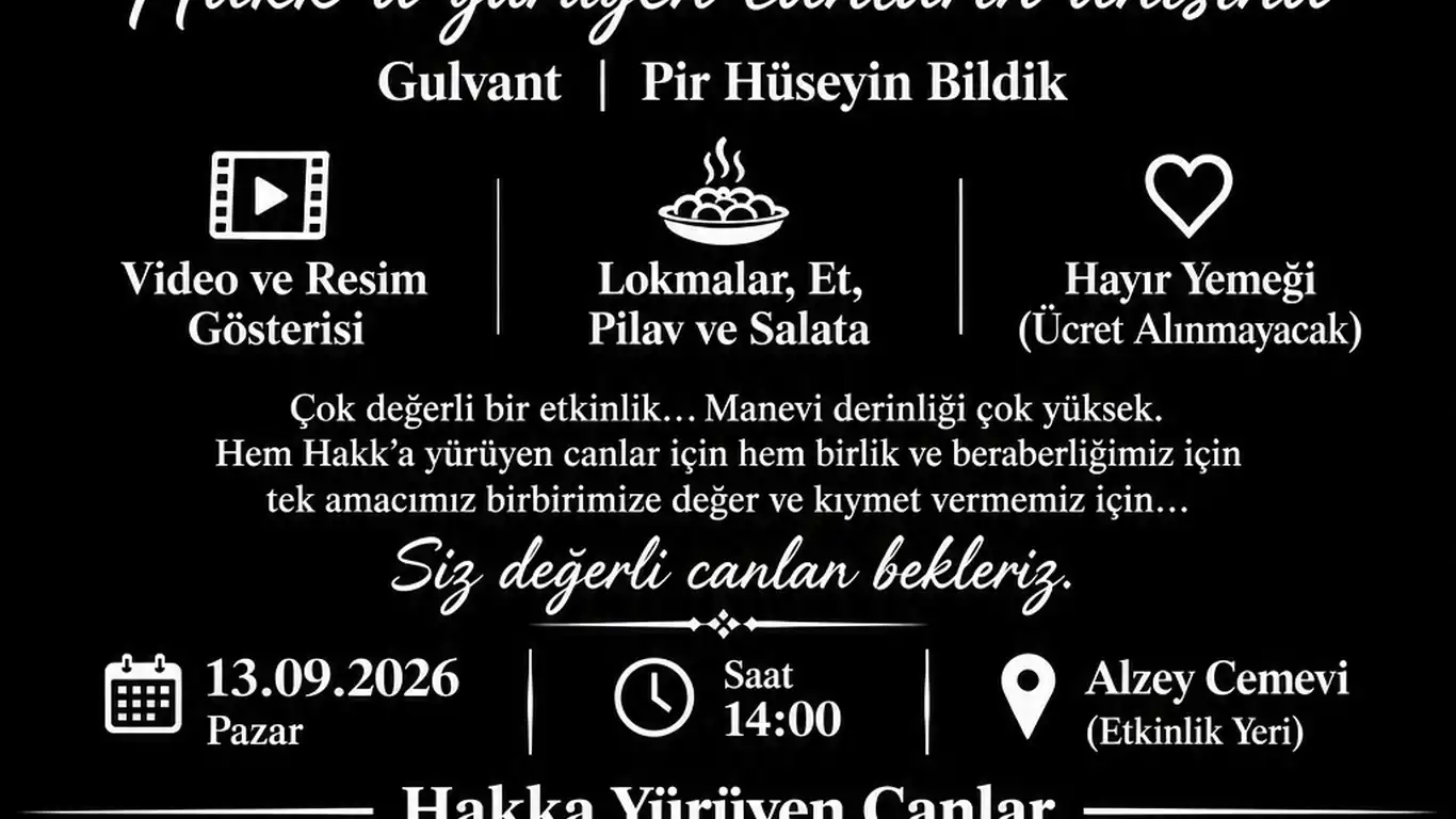 Alevi Toplumunun Türkiye'deki Güncel Sorunları ve Talepleri Gündemde