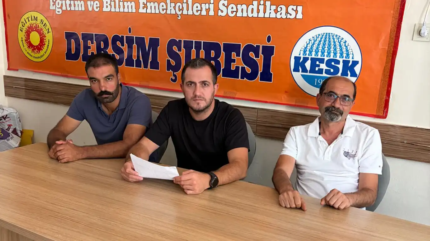 Eğitim Sen Dersim Şubesi: Okullar sorunlarla açılıyor, çözüm bekliyor