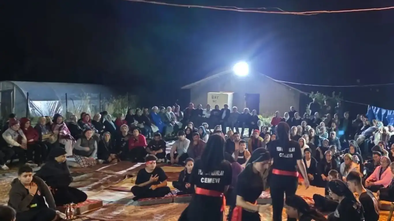 Ördekhacı Köyü Erenler Cemevi'nde Cem Buluşması Gerçekleşti