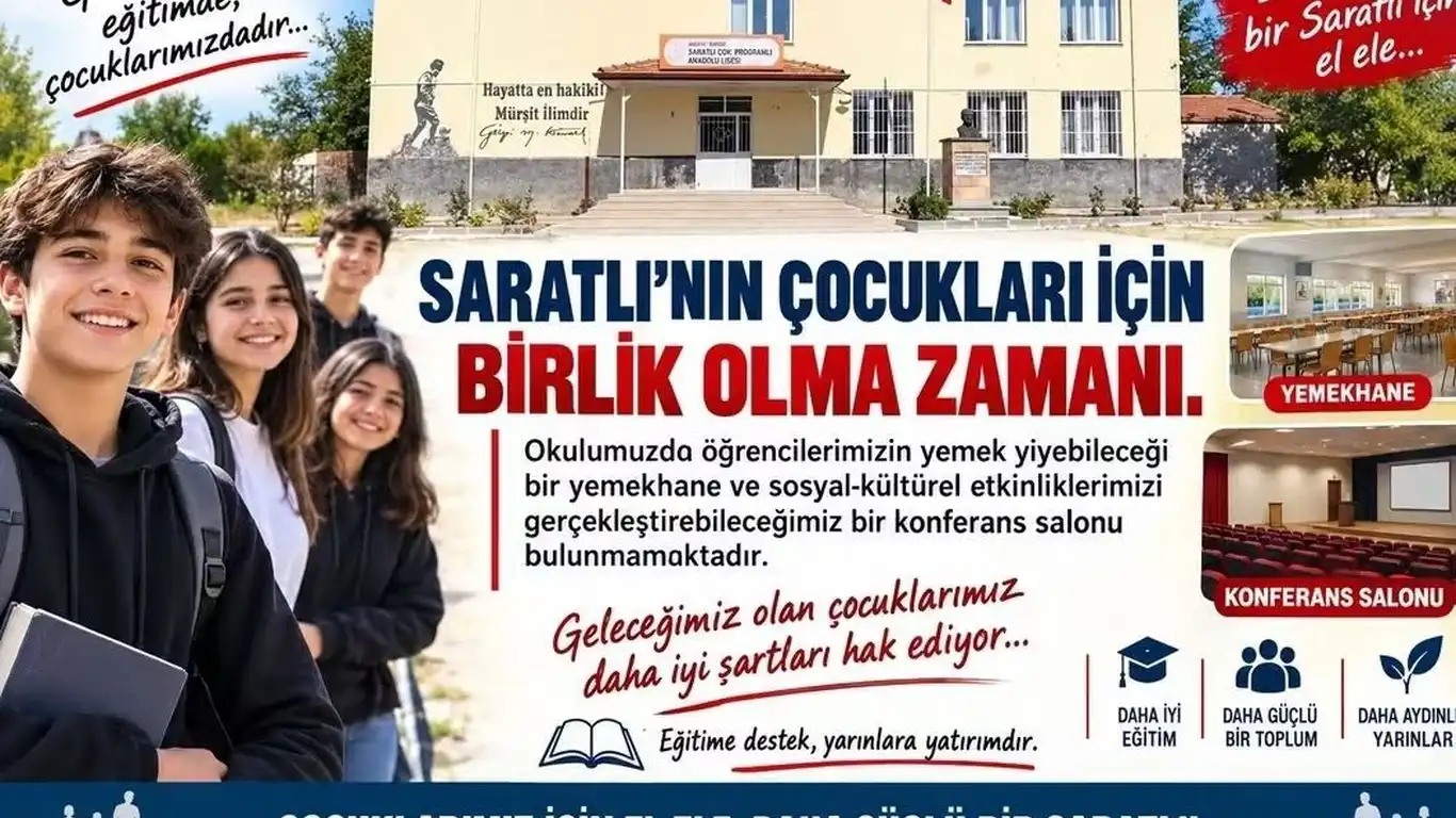 Saratlı'da Çocuklar İçin Eğitim Koşullarının İyileştirilmesi Çağrısı Saratlı'da Çocuklar İçin Eğitim Koşullarının İyileştirilmesi Çağrısı