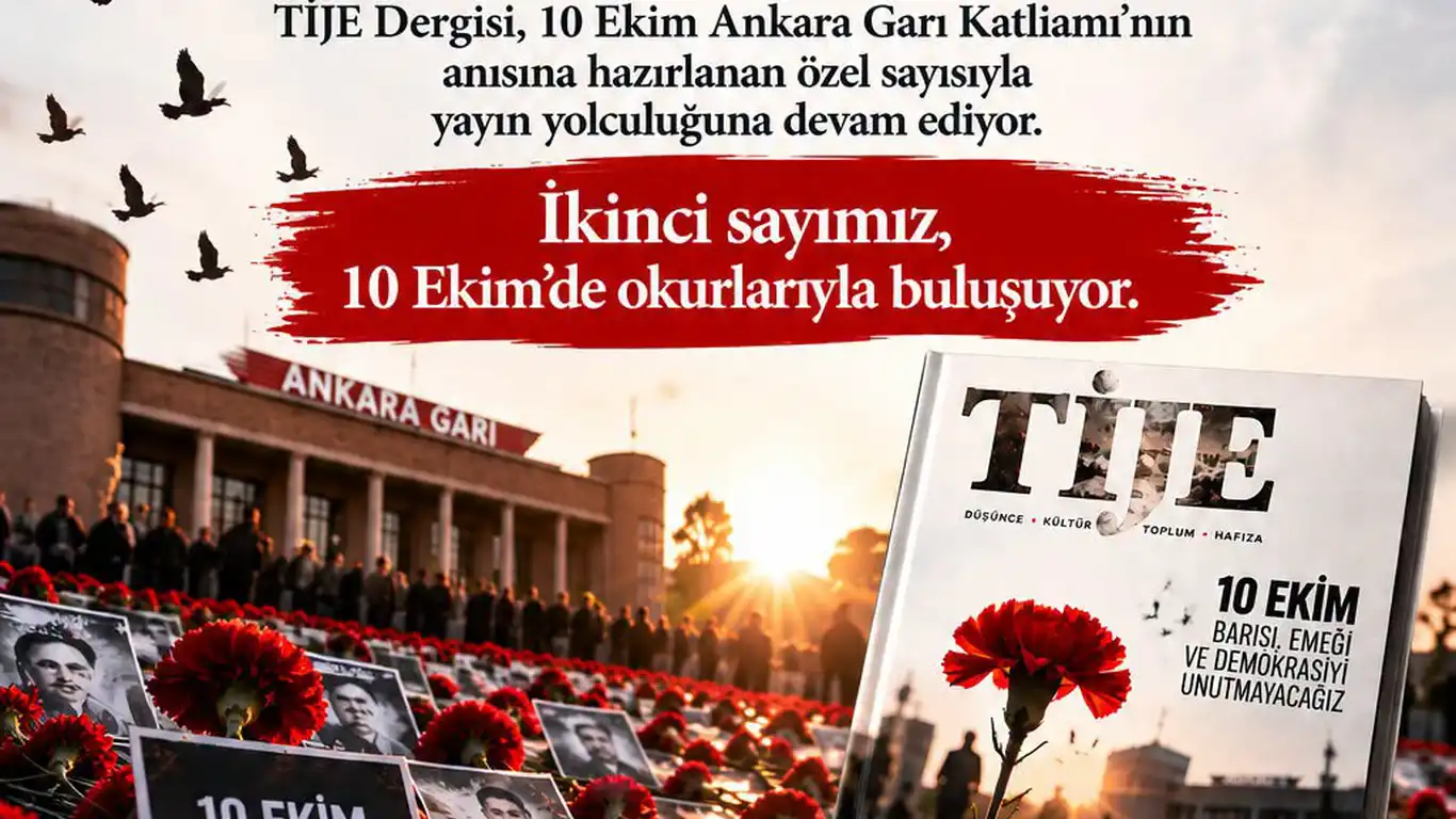 TİJE Dergisi İkinci Sayısını 10 Ekim'de Yayınlayacak